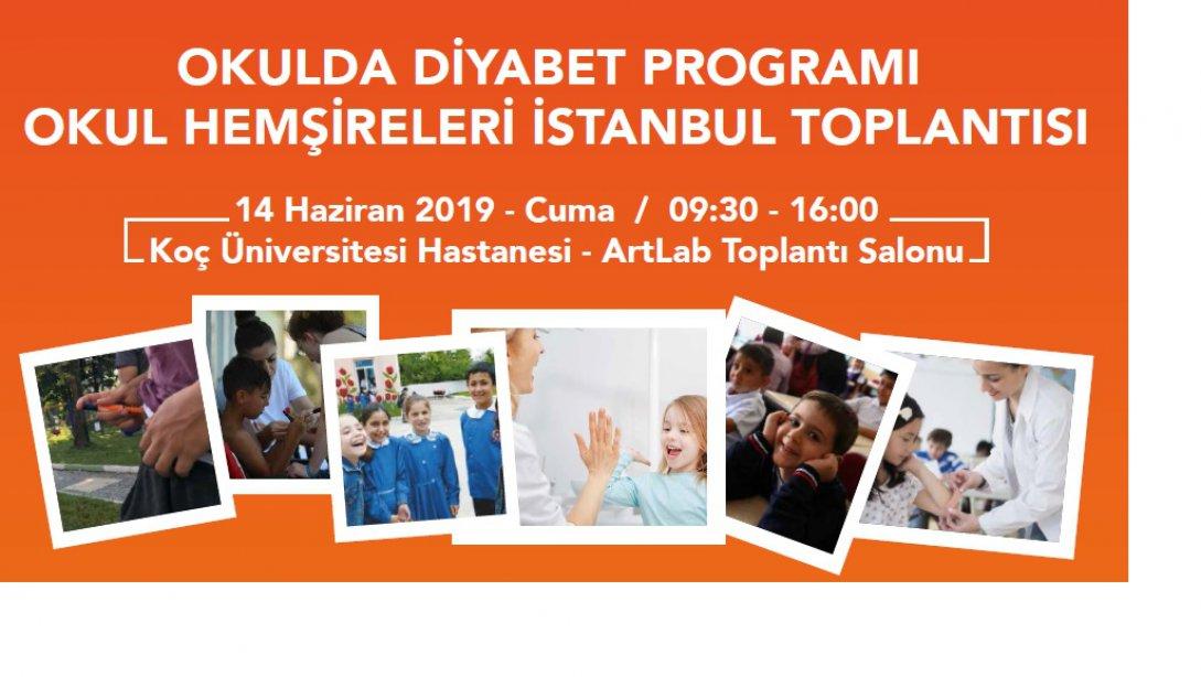 Okulda Diyabet Programı Okul Hemşireleri İstanbul Toplantısı Yapılıyor